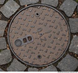 Photo Textures of Manhole Cover